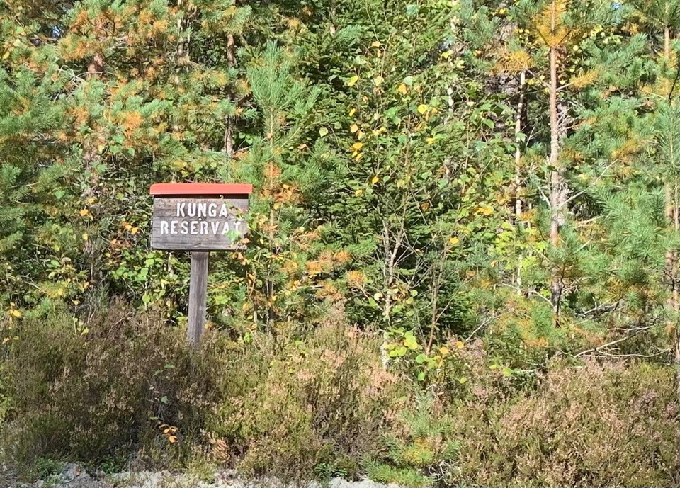 Skylt Kungareservatet
