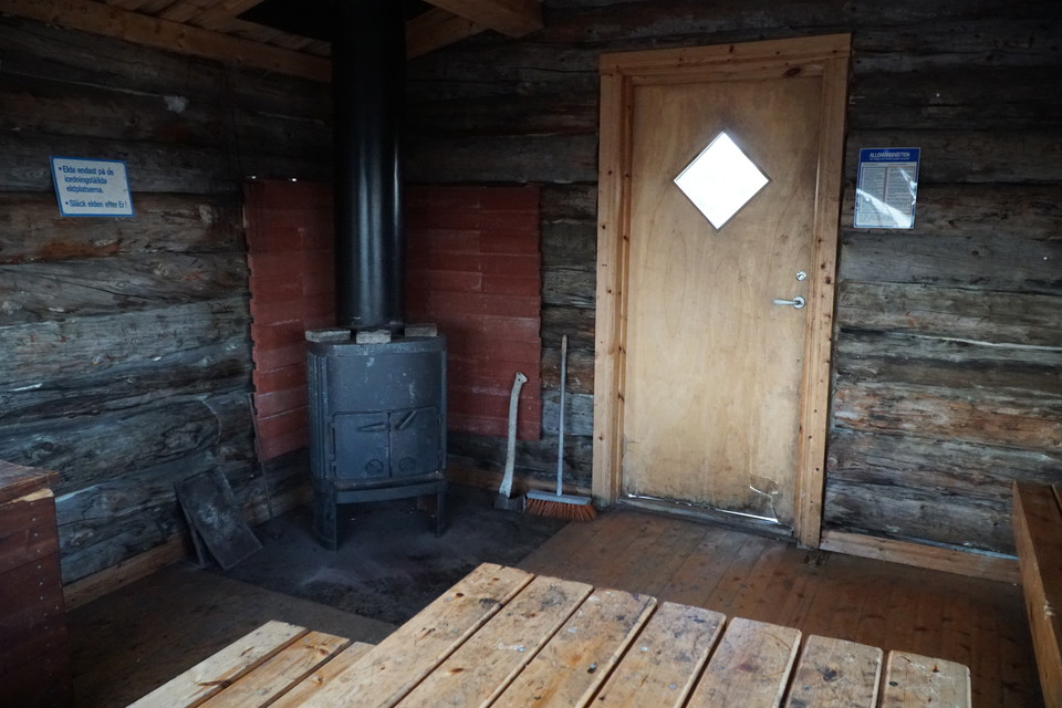 Inside the cabin