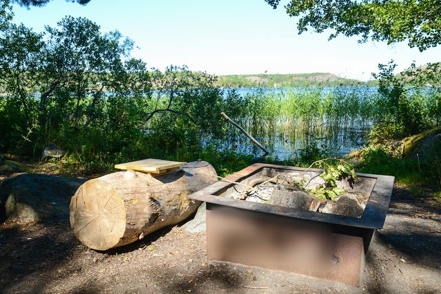 Grillplats i södra Sätraskogen - Sätraskogens naturreservat