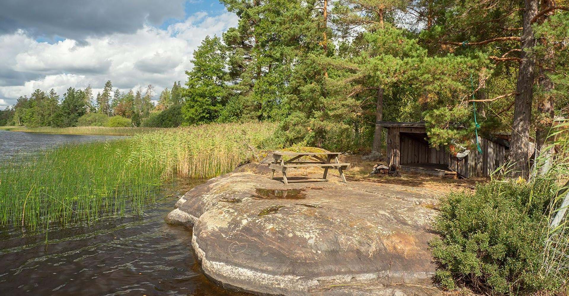 Vindskydd vid Högsjön