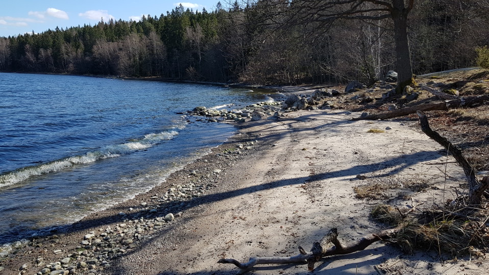 Strand vid Södergarn. Foto Liding stad