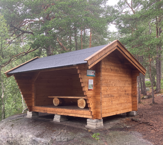 Vindskydd Krokträsken Skarpnäs