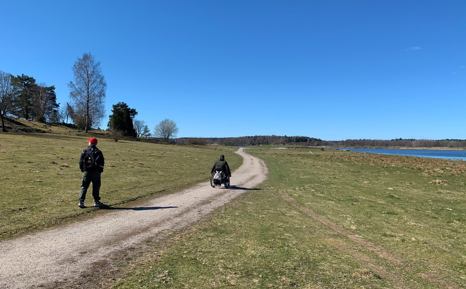 Angarnssjöängen mot Klosterbackens utkiksplats. 
