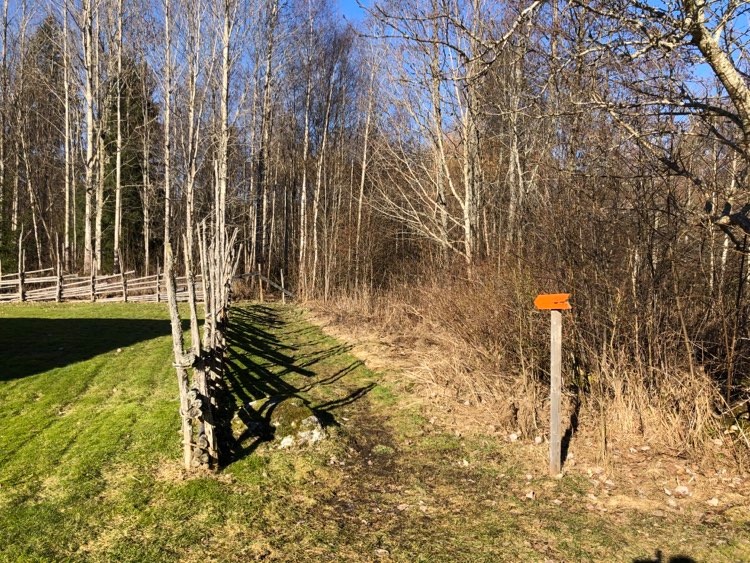 Leden västerut från Hagstugan