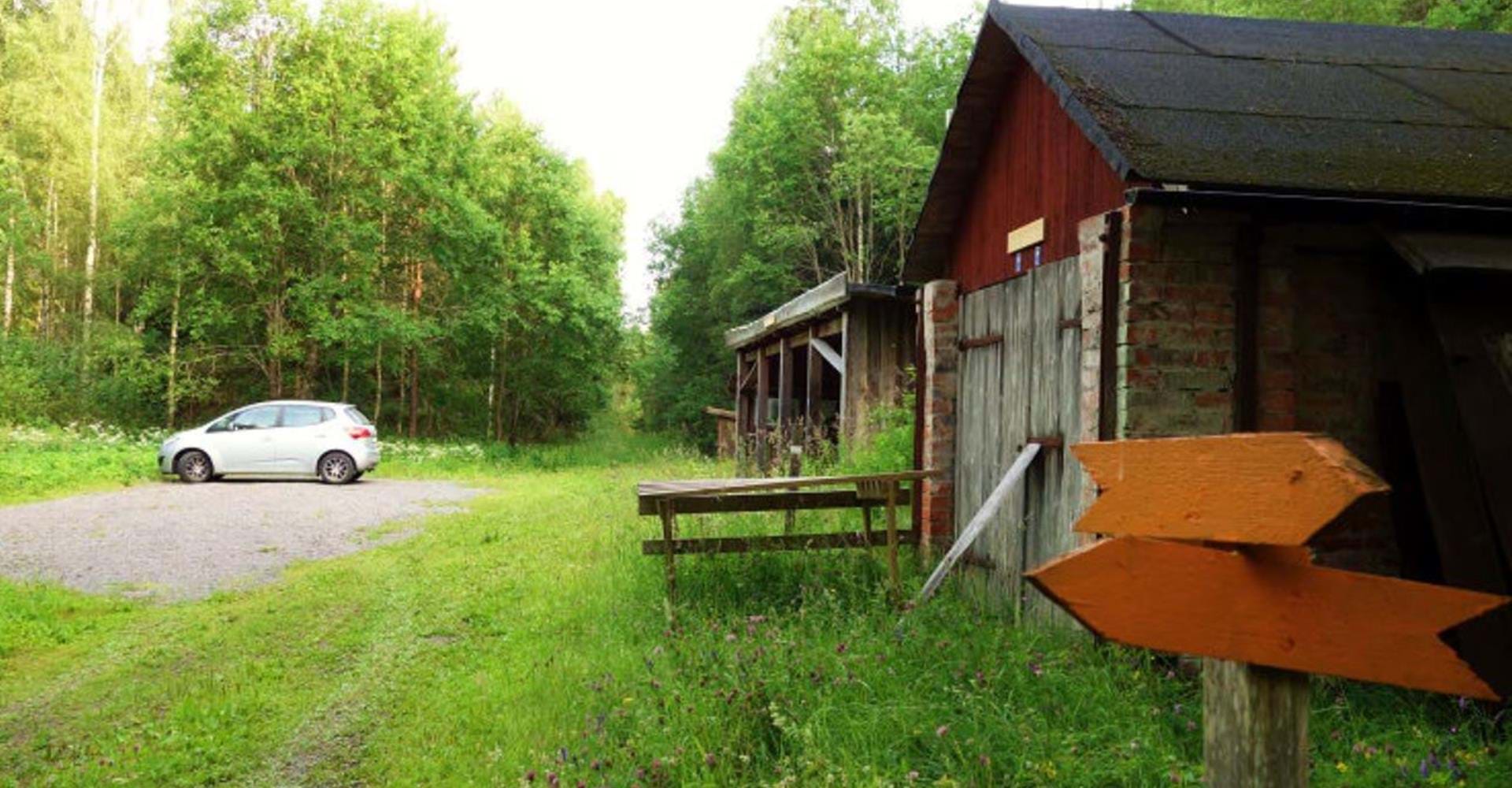 Ycke urskog, parkering öst
