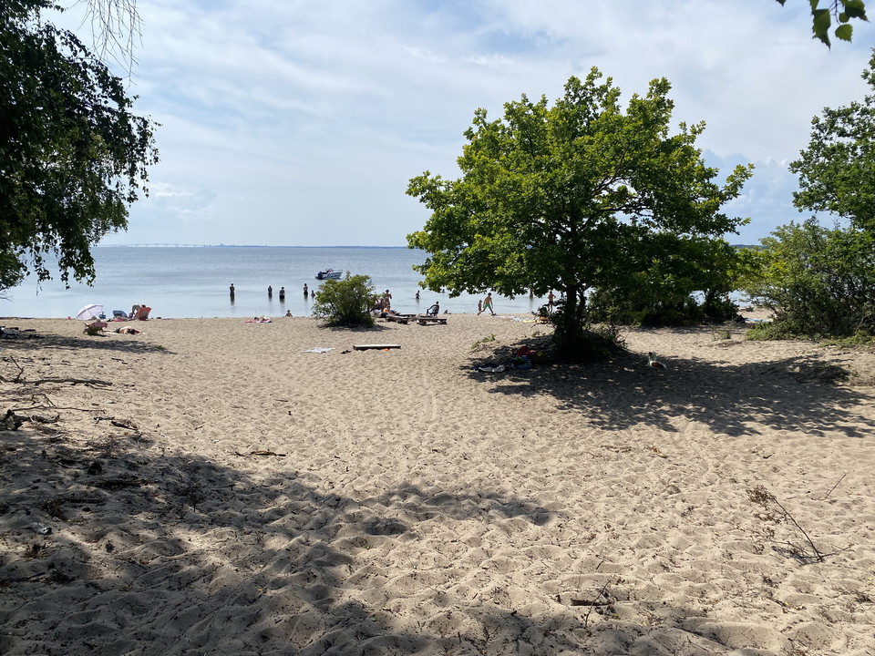 Översikt över badplatsen