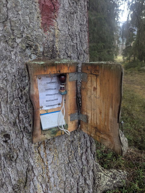 Pilgrimsstämpel vid Rombovallen