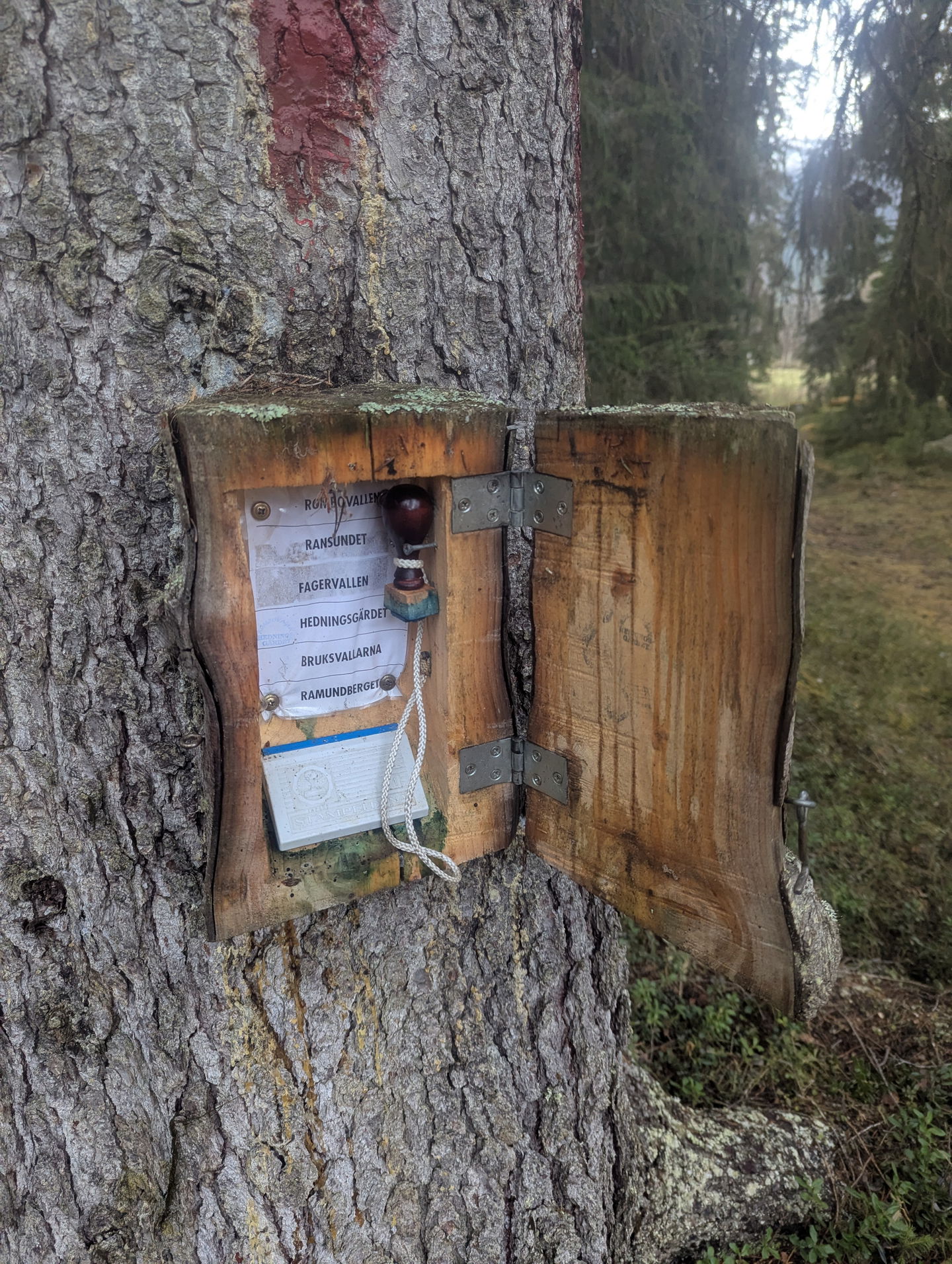 Pilgrimsstämpel vid Rombovallen