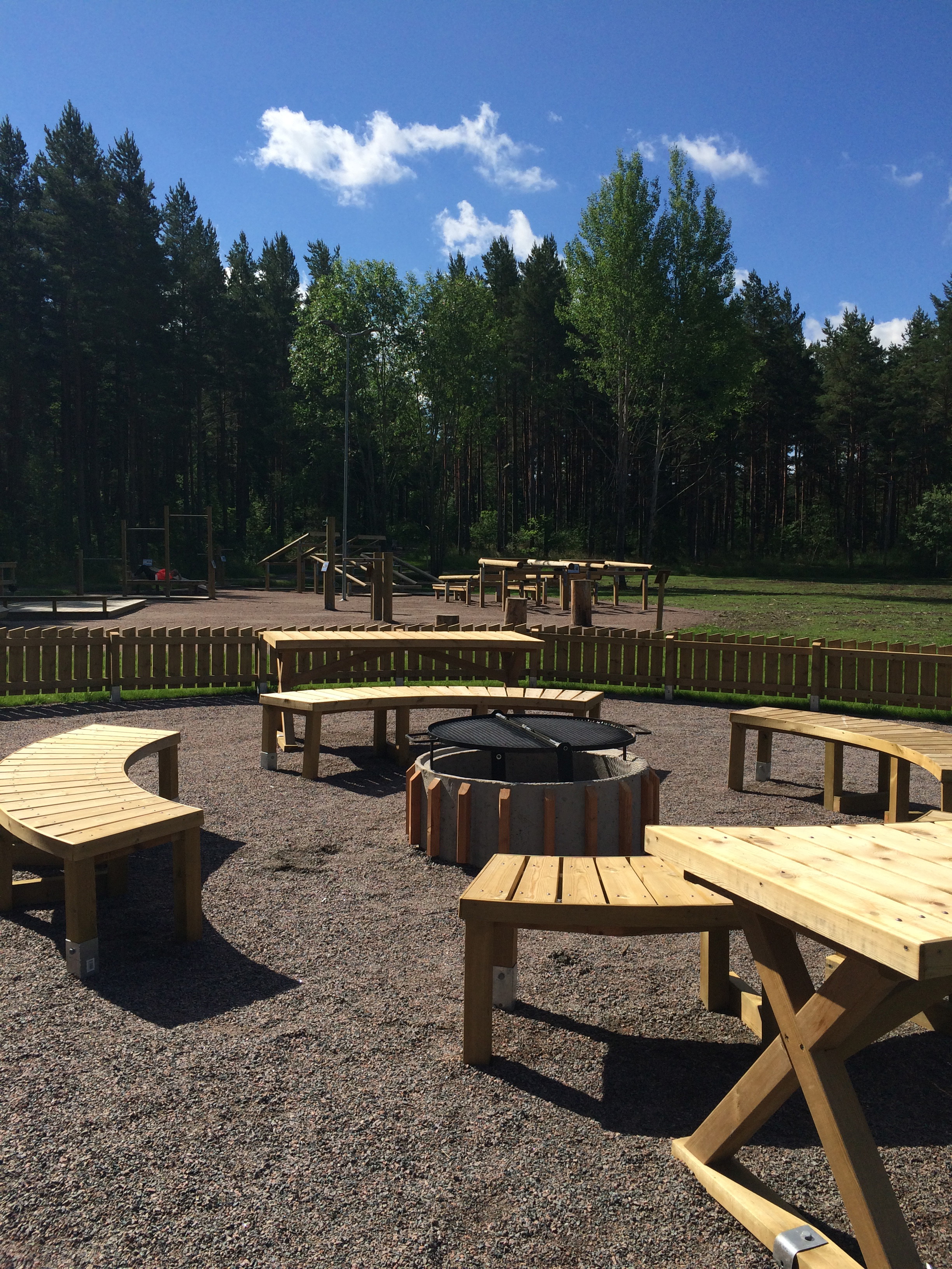 Grillplats vid SOK-stugan, Albogaskogen