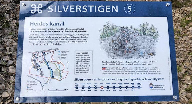 Länsstyrelsens info om Silverstigen.