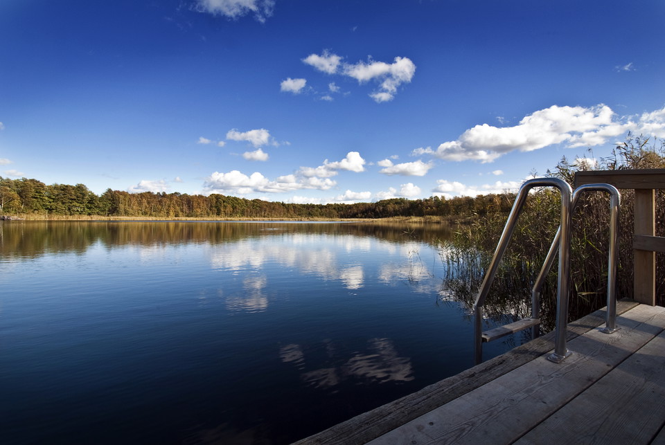 Kyrksjön från västra bryggan. Foto Johan Pontén