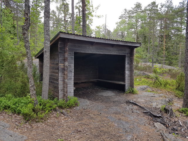 Södra Berget Tarzanstigen Skogskojan