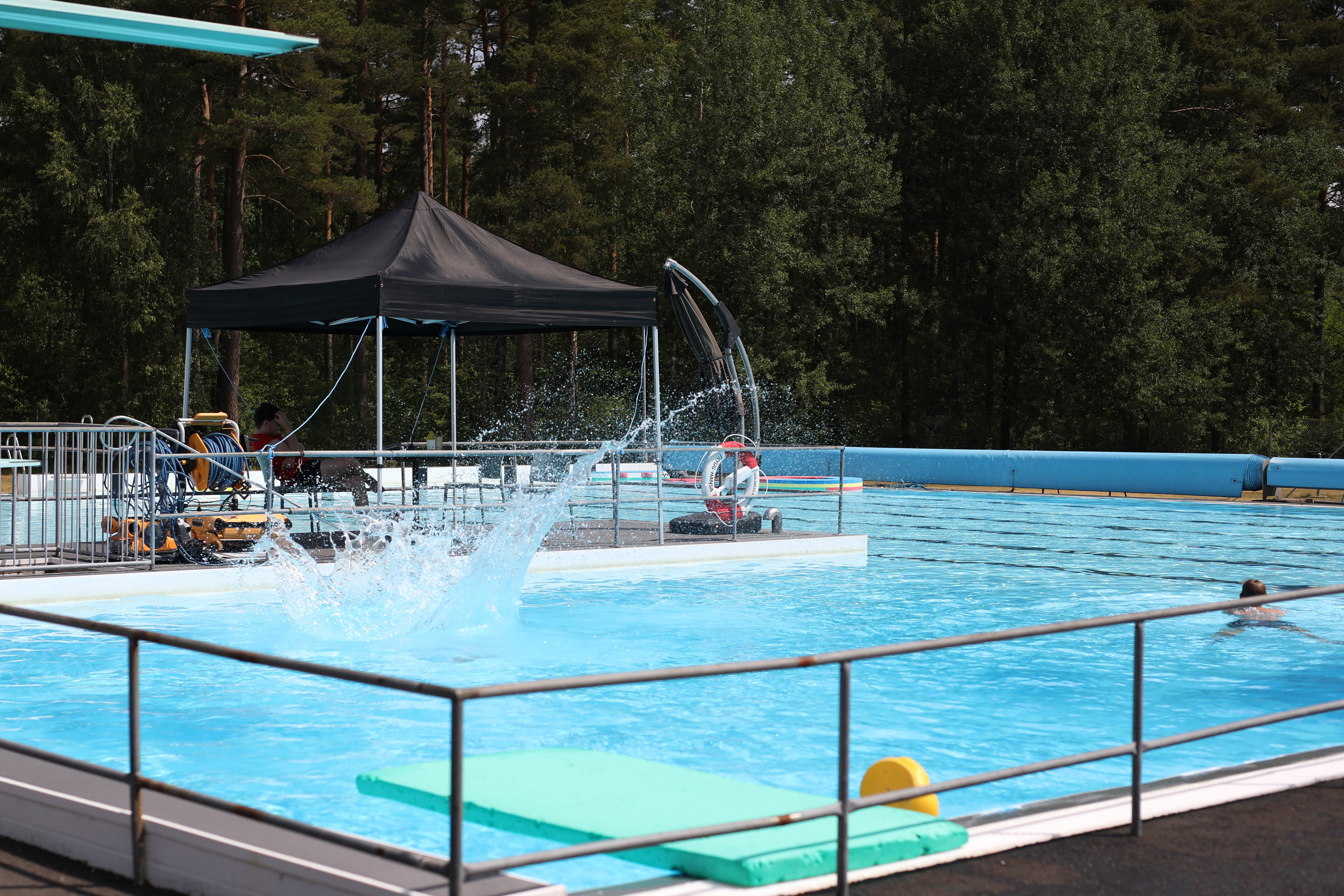 Das Freibad Hörsjöbadet