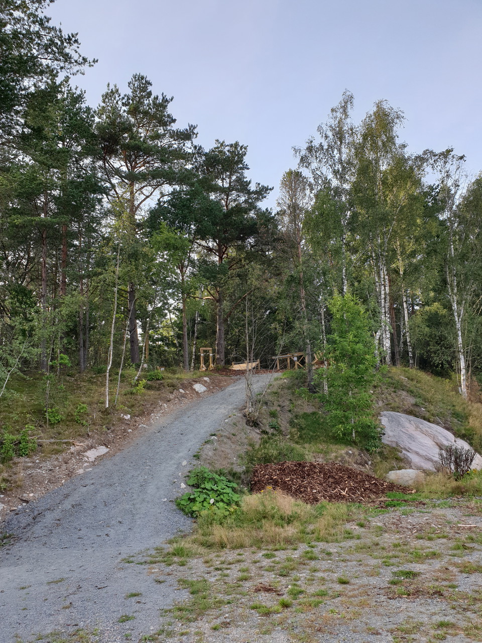 Vägen upp till utegymmet