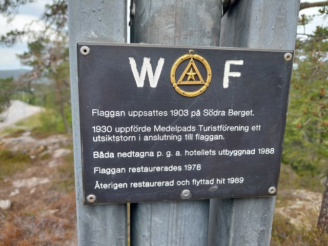 Toppflagga Södra Berget
