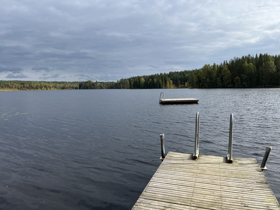 Vy över bryggan och Bersen