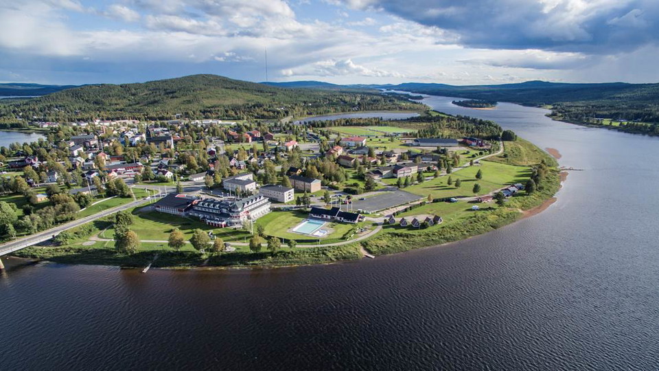 Överkalix ligger fint vid vattnet