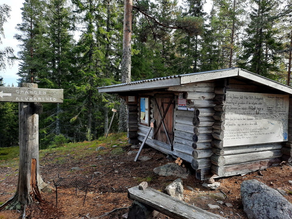 Vindskyddet på toppen av Ersk-jansa-klitten