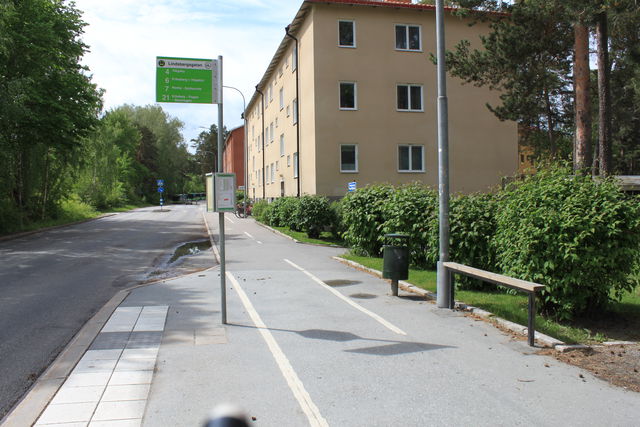 Busshållplats, Stadsskogen