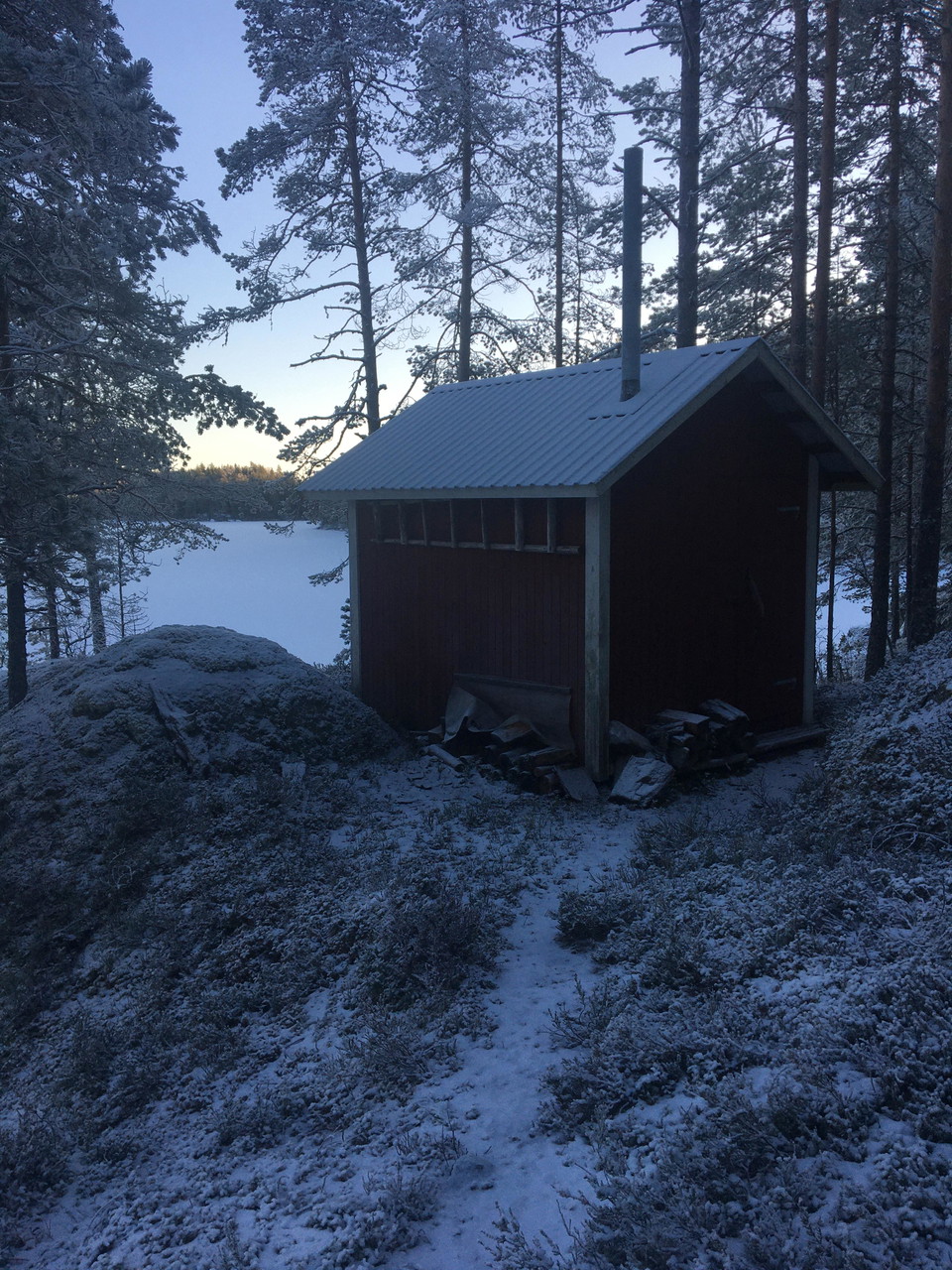 Raststuga vid Örvallsjön