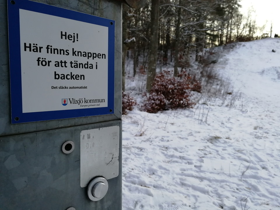 Tryckknapp till LED-belysning