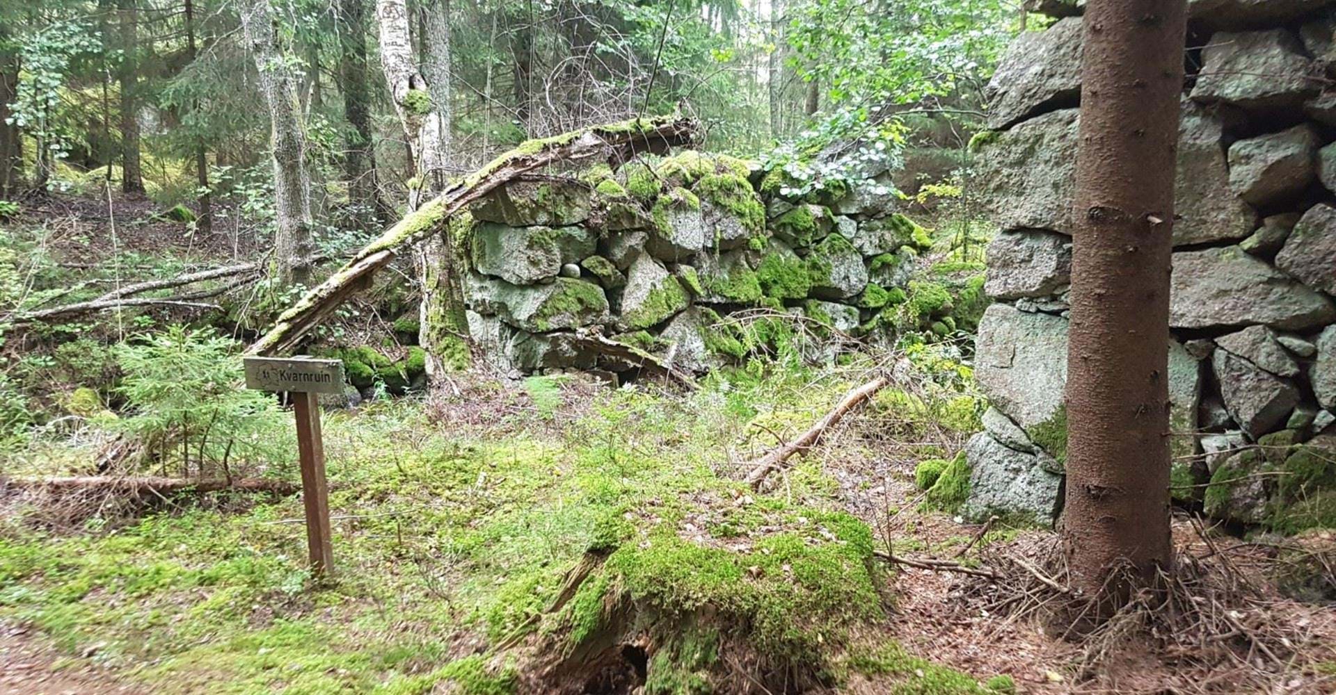 Kvarnruinen mellan Stenkullen och Öna
Etapp: Öna-Ulrika
Linköping