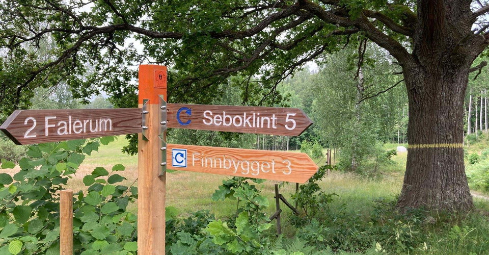 Etapp Falerum-Åtvidaberg och Finnbygget /Seboklint rundslinga