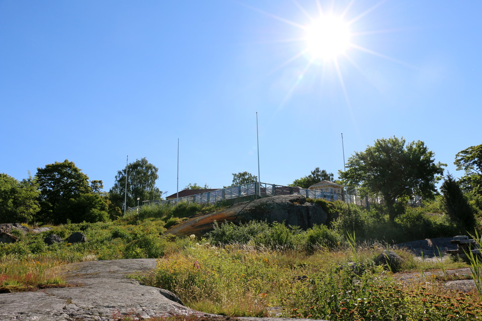 Sommarrestaurangen på Elba.