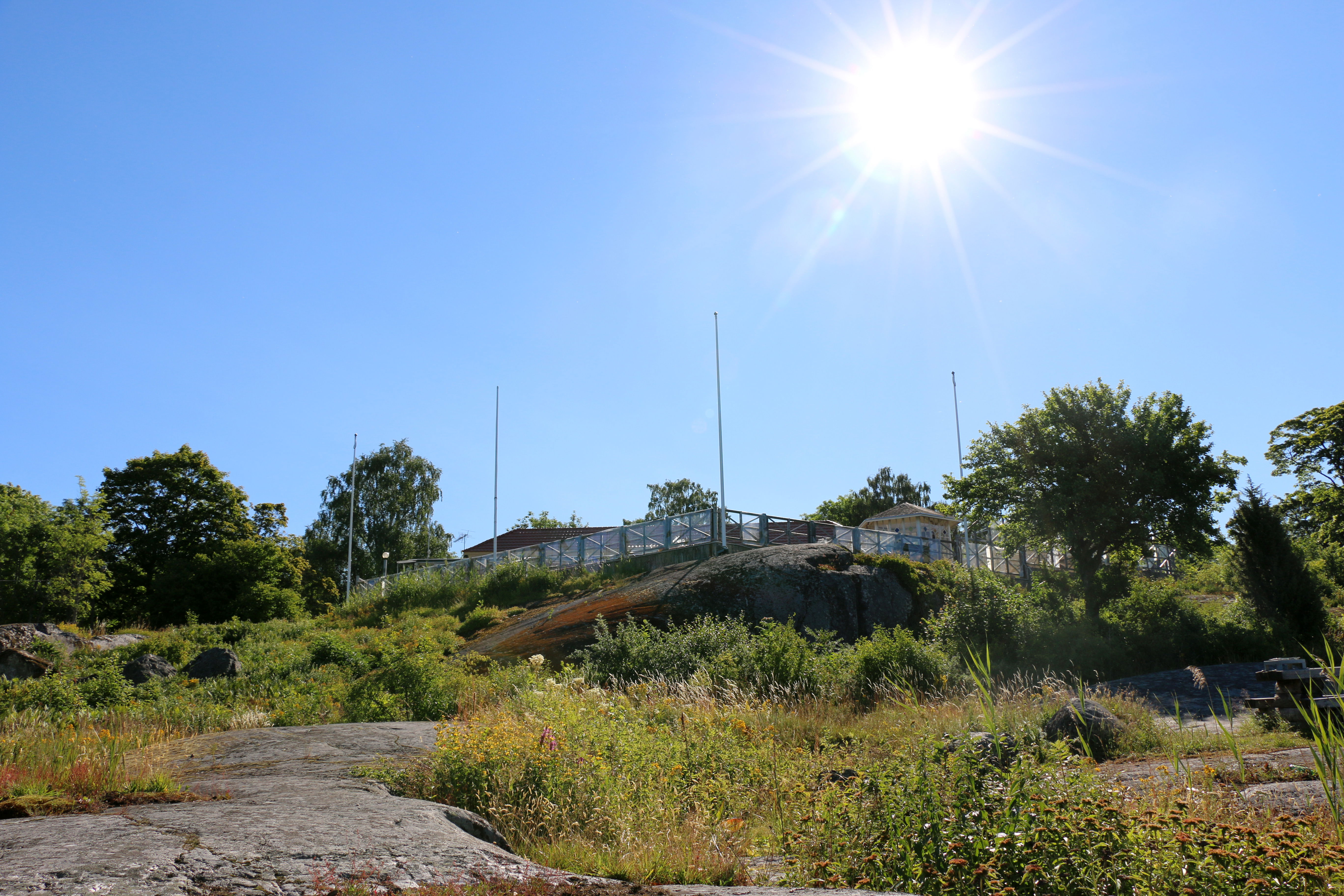 Sommarrestaurangen på Elba.