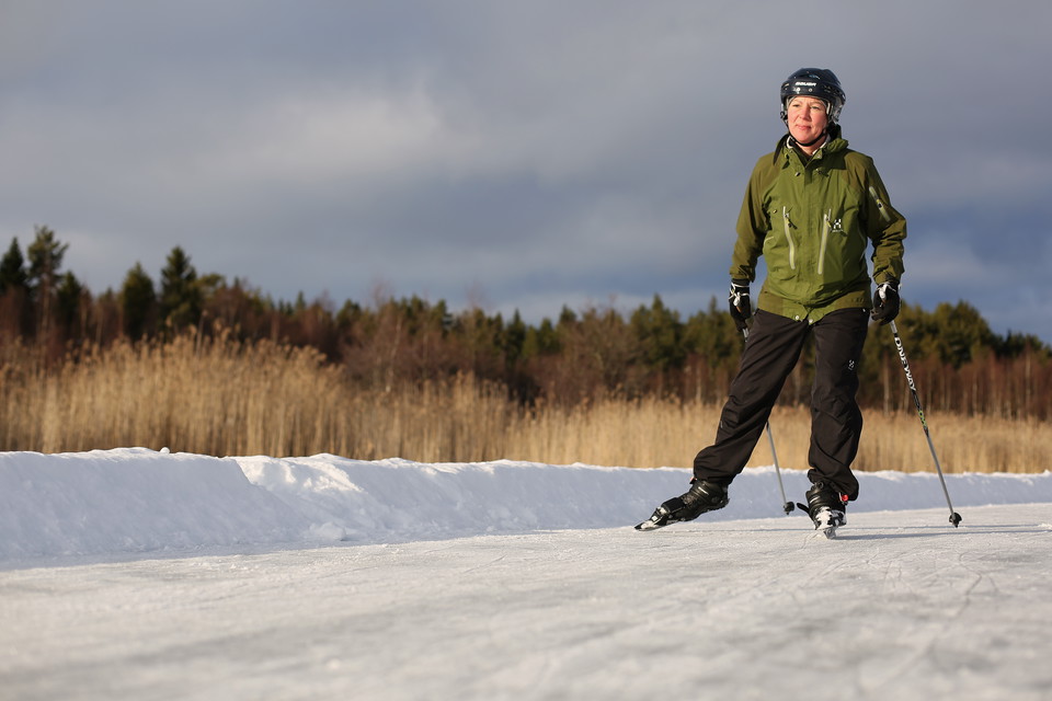 Västeråsfjärdens skirdskobana - skridsko nära naturen