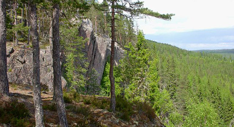 Utsikten från Tansvägga är enastående