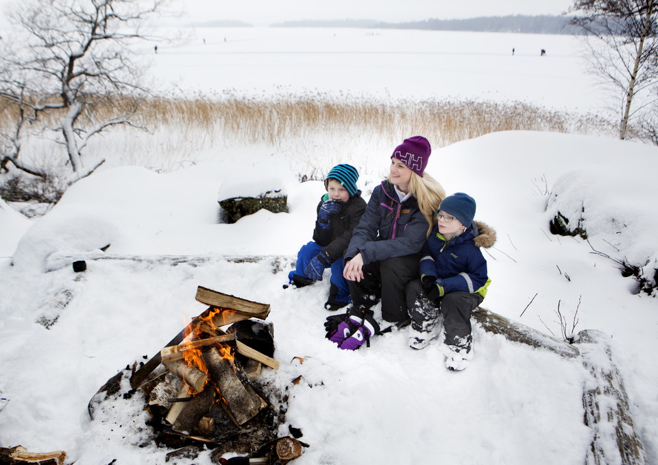 Västeråsfjärdens skirdskobana - Grillplatser på Björnön