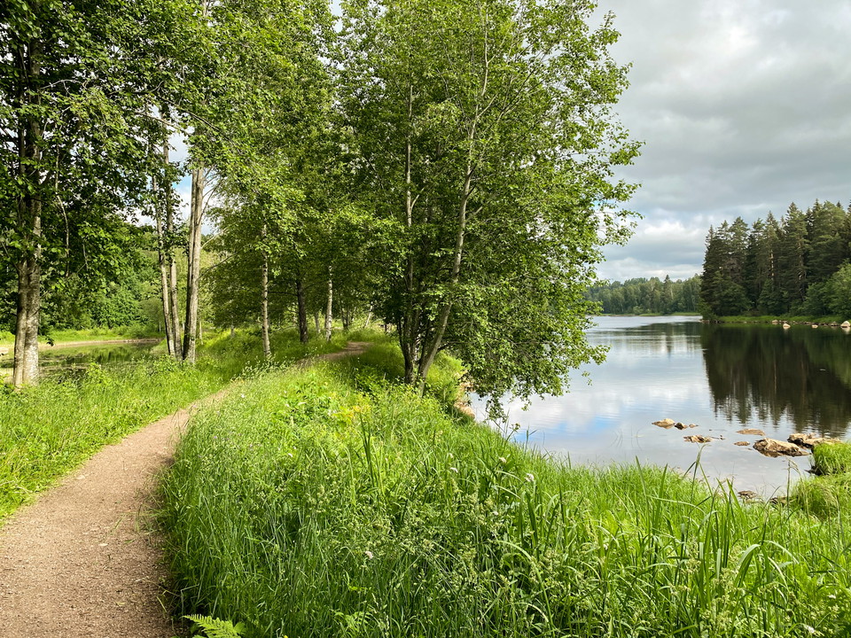 Vandringsled längs Dalälven.