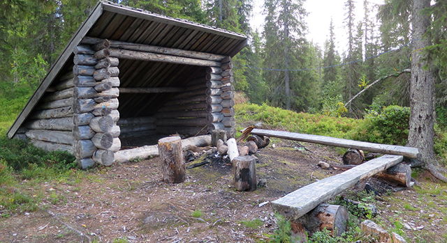 Wind shelter Långtjärn, Kronogård