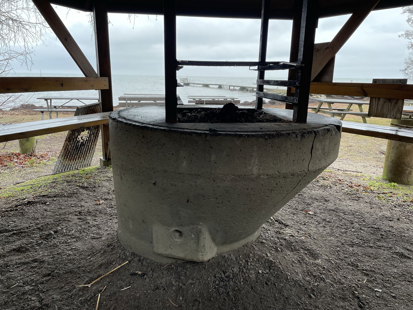 Närbild grill