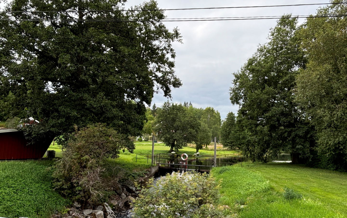 Vy över dammen, Larsbo