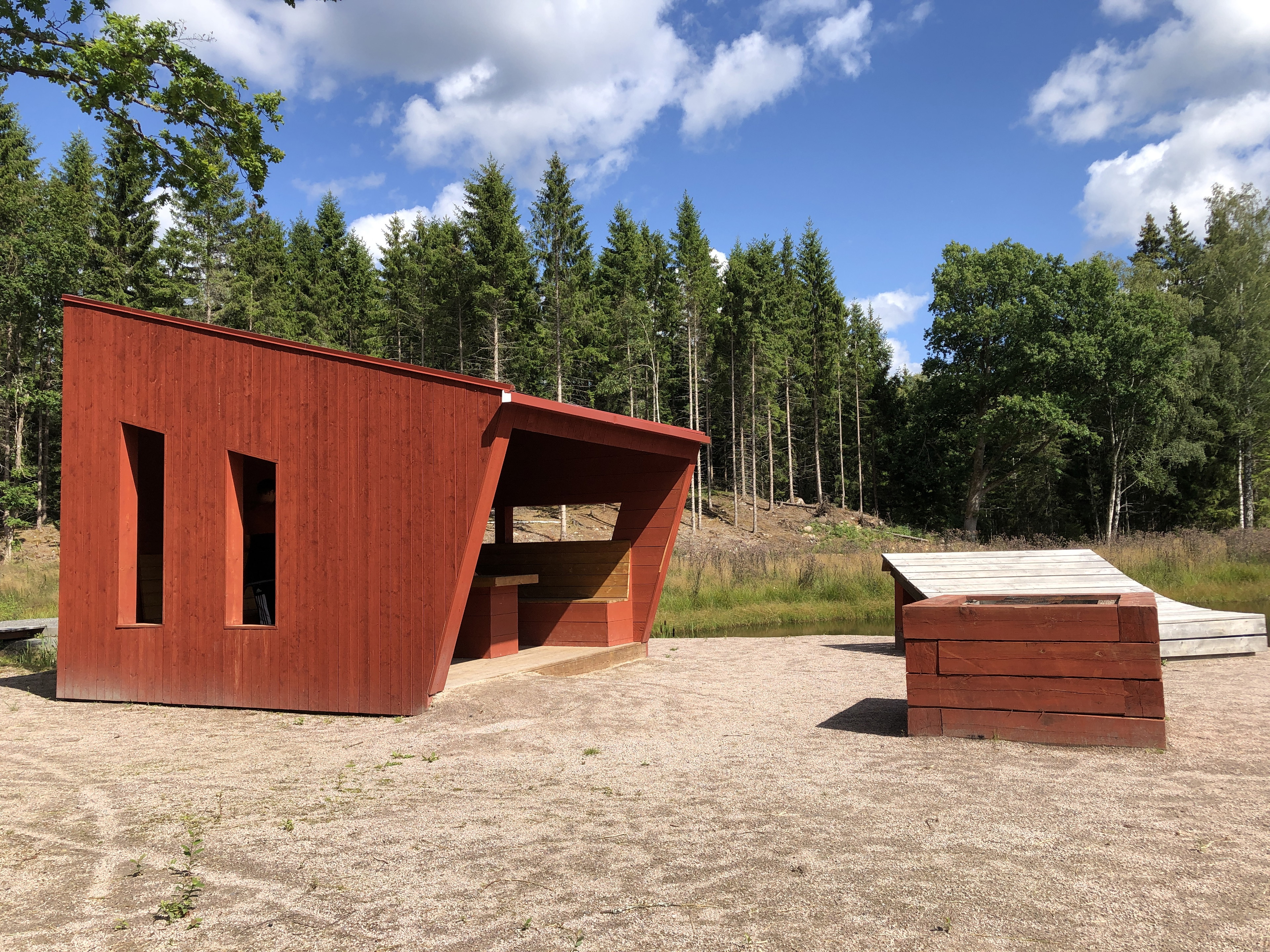 Vindskydd i Skräddarebo