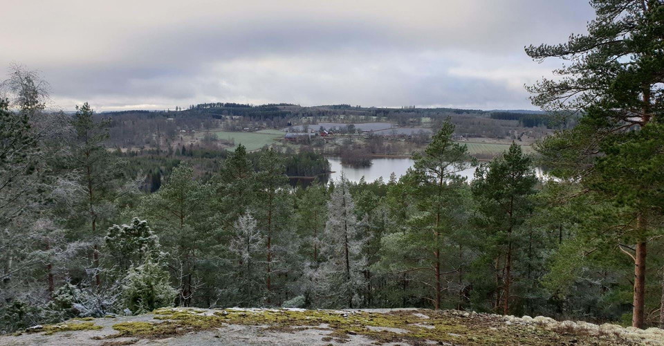 Utsikt från SelobergRundslinga Seloberg och Skams gatorYdre