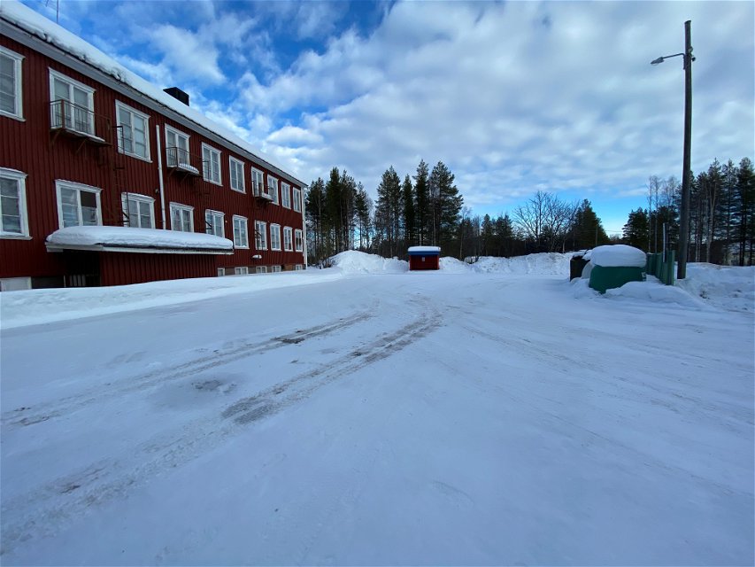 Parking lot near Bygdegården