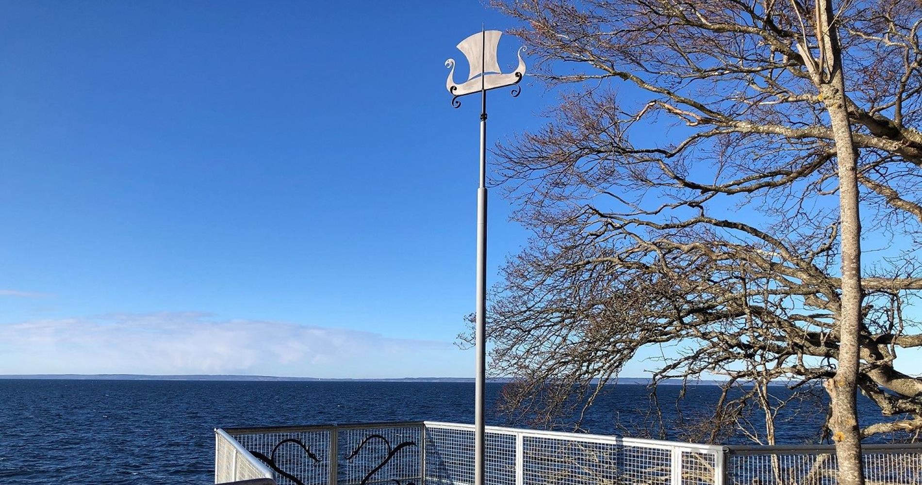 Stocklycke hamn, vindskydd