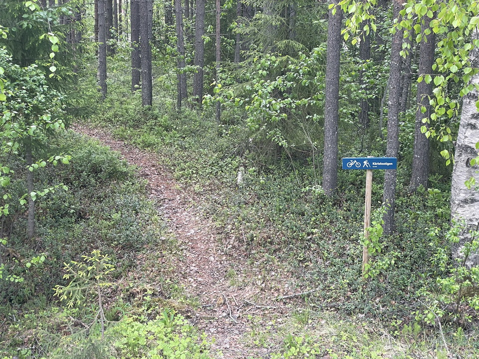 Stigens start vid Kungavägen