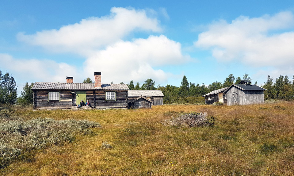 Bild på fäbod, Högrensvålvallen