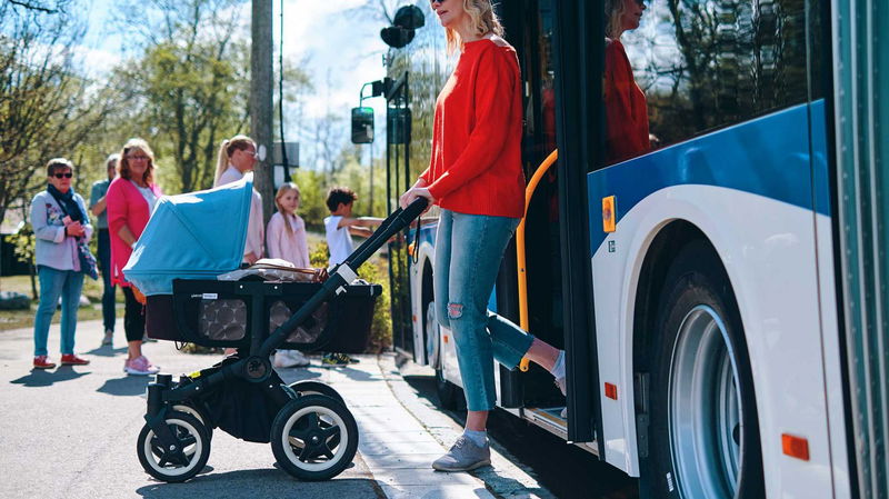 Busshållplats - Västerås Rocklunda Södra