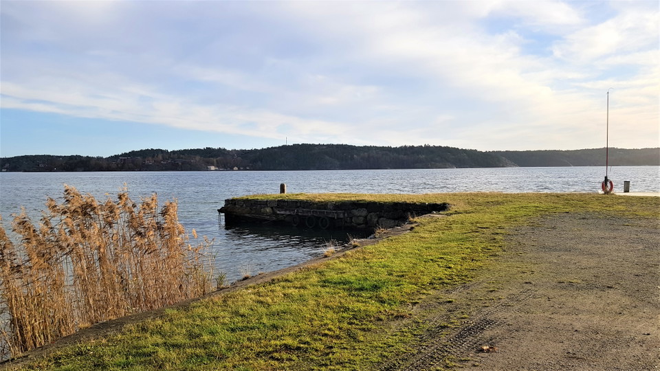 Mölna brygga. Foto Lidingö stad