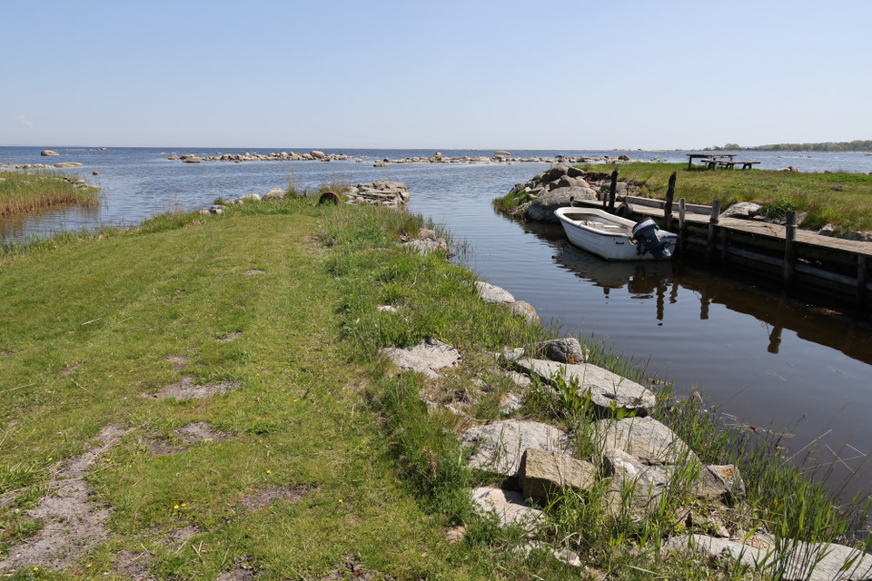 Hamnen i Djupekås. 