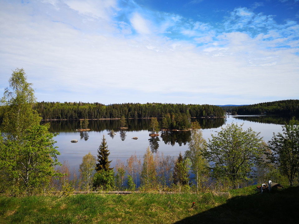 Vy från Rastahyttan Norra Barken