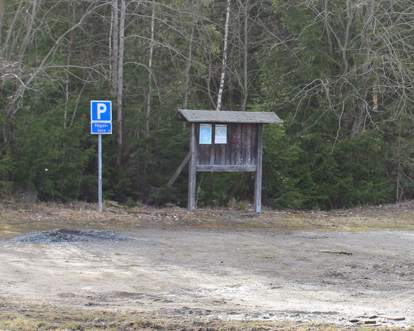 Parkering vid Simsjön