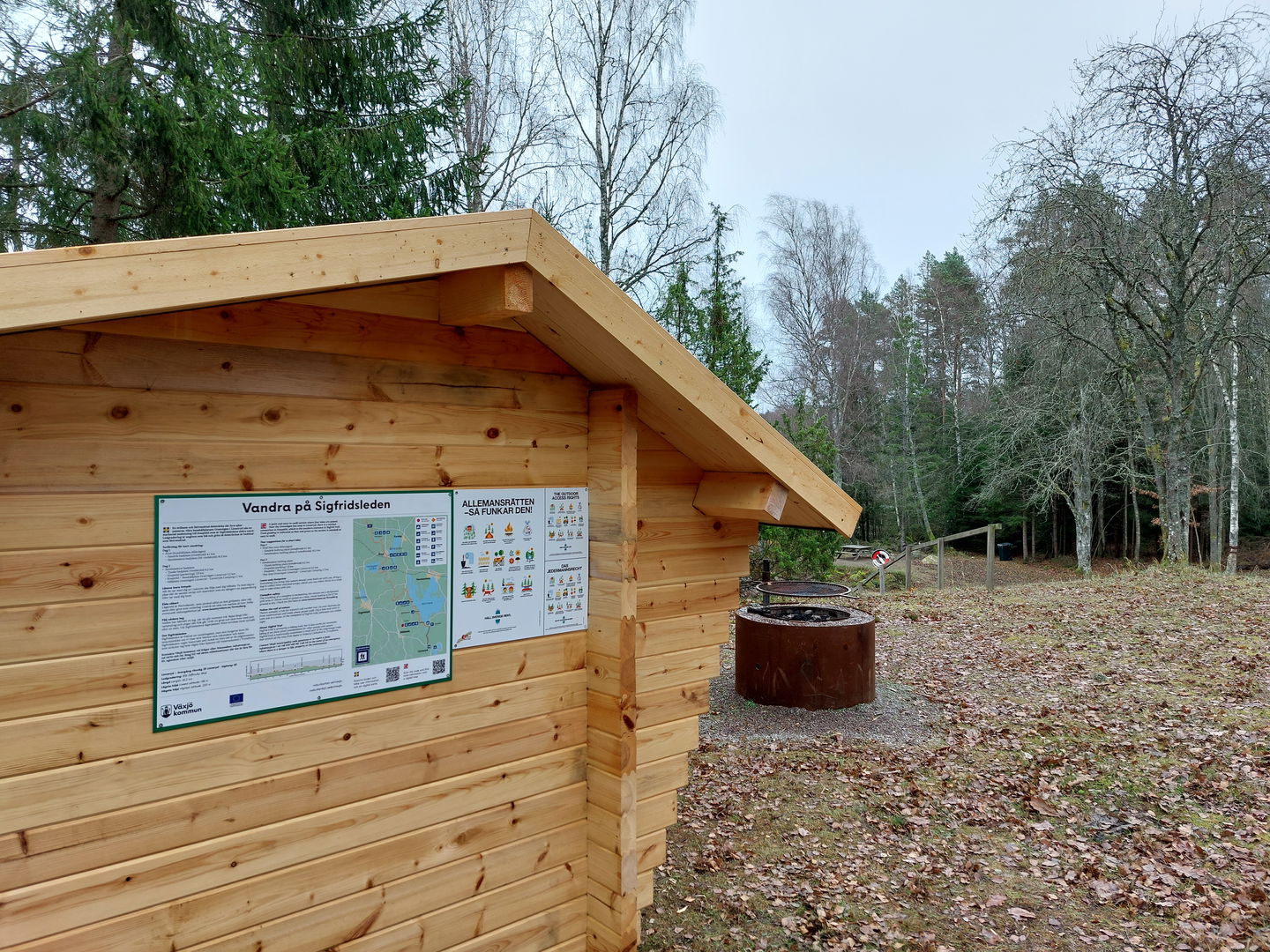 Nytt vindskydd på plats 2024