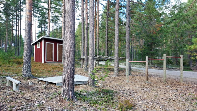 Utegym Färila vid Elljusspåret