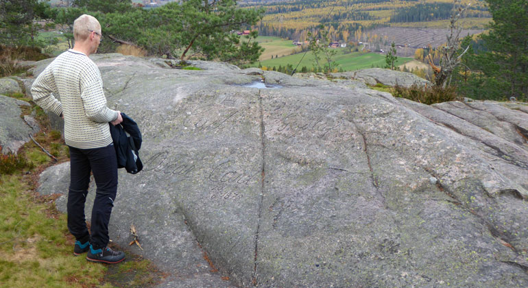 Glöm inte att studera klipphällarna noga...
